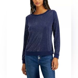 INC International Concepts INC Studded Sweatshirt Size Large NWT